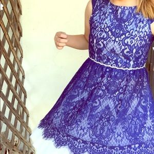NWT Beautiful Blue Big Girl’s Dress